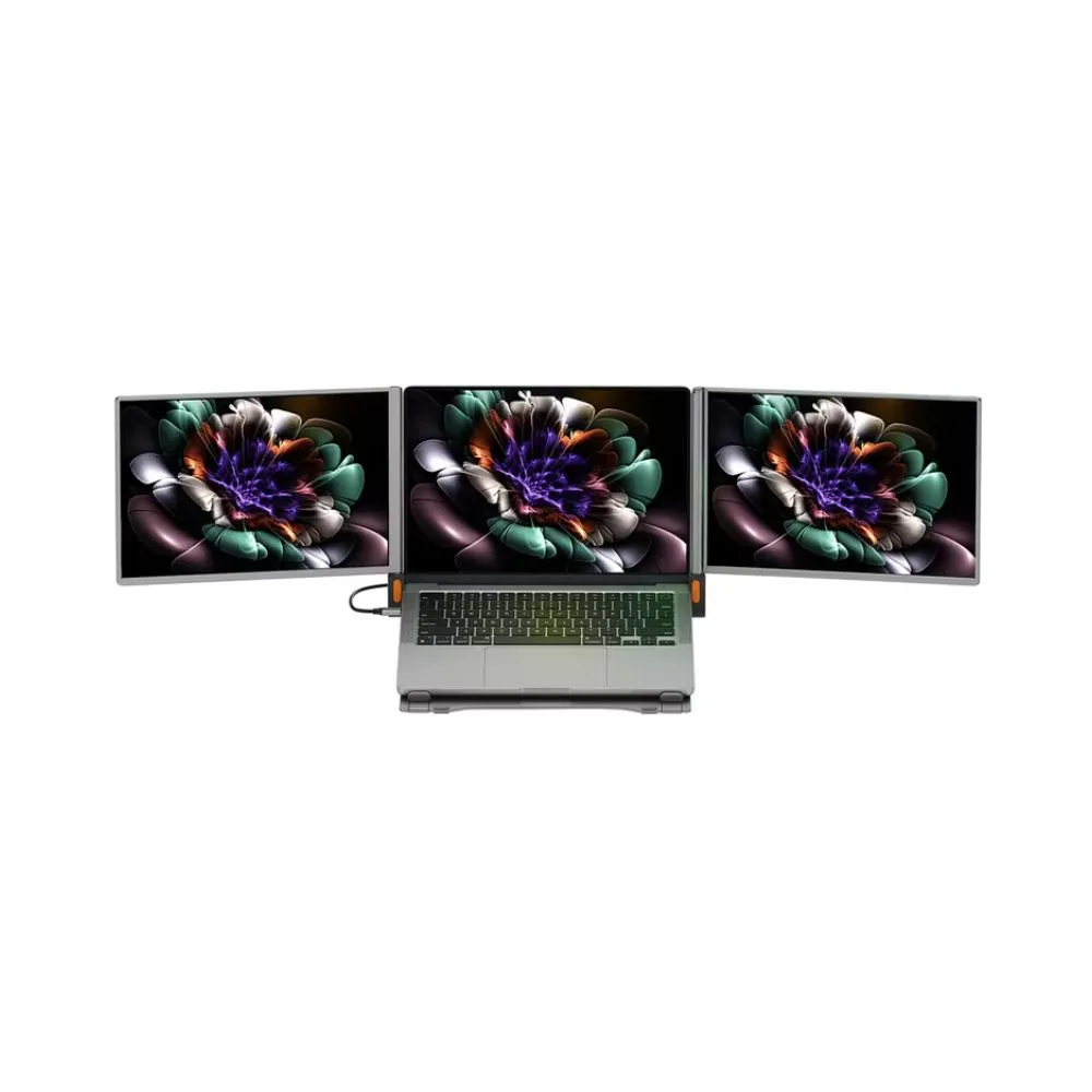 Powerology Dual Portable Docking 14″ FHD – Business Monitor
