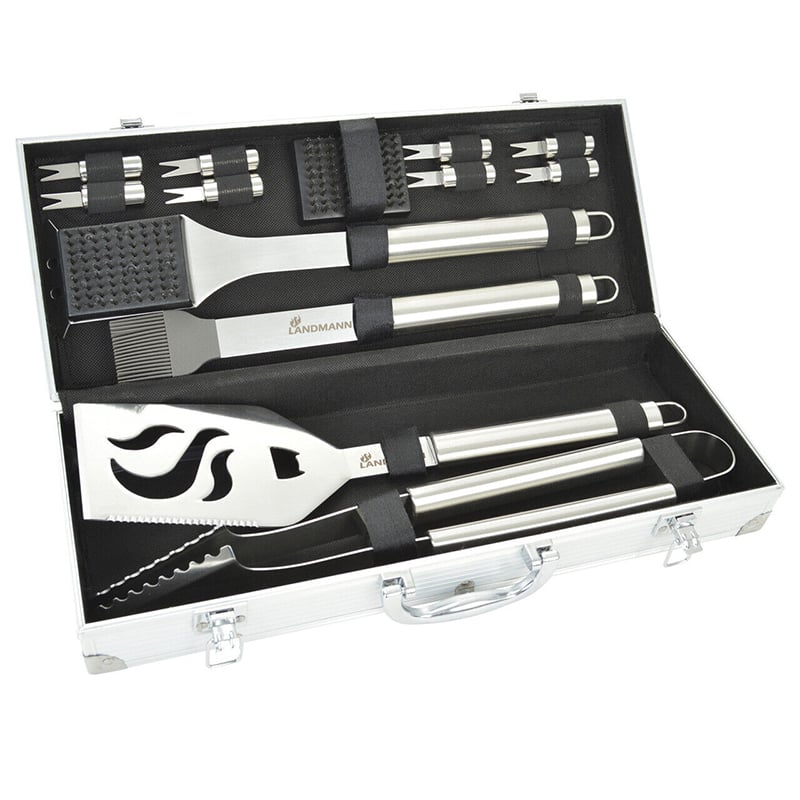 Landmann 1569 Grill Chef 13pieces S/S Tool Set in case