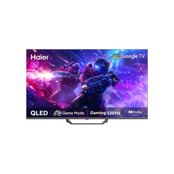 HAIER QLED TV GOOGLE 4K UHD SMART METAL FULL SCREEN